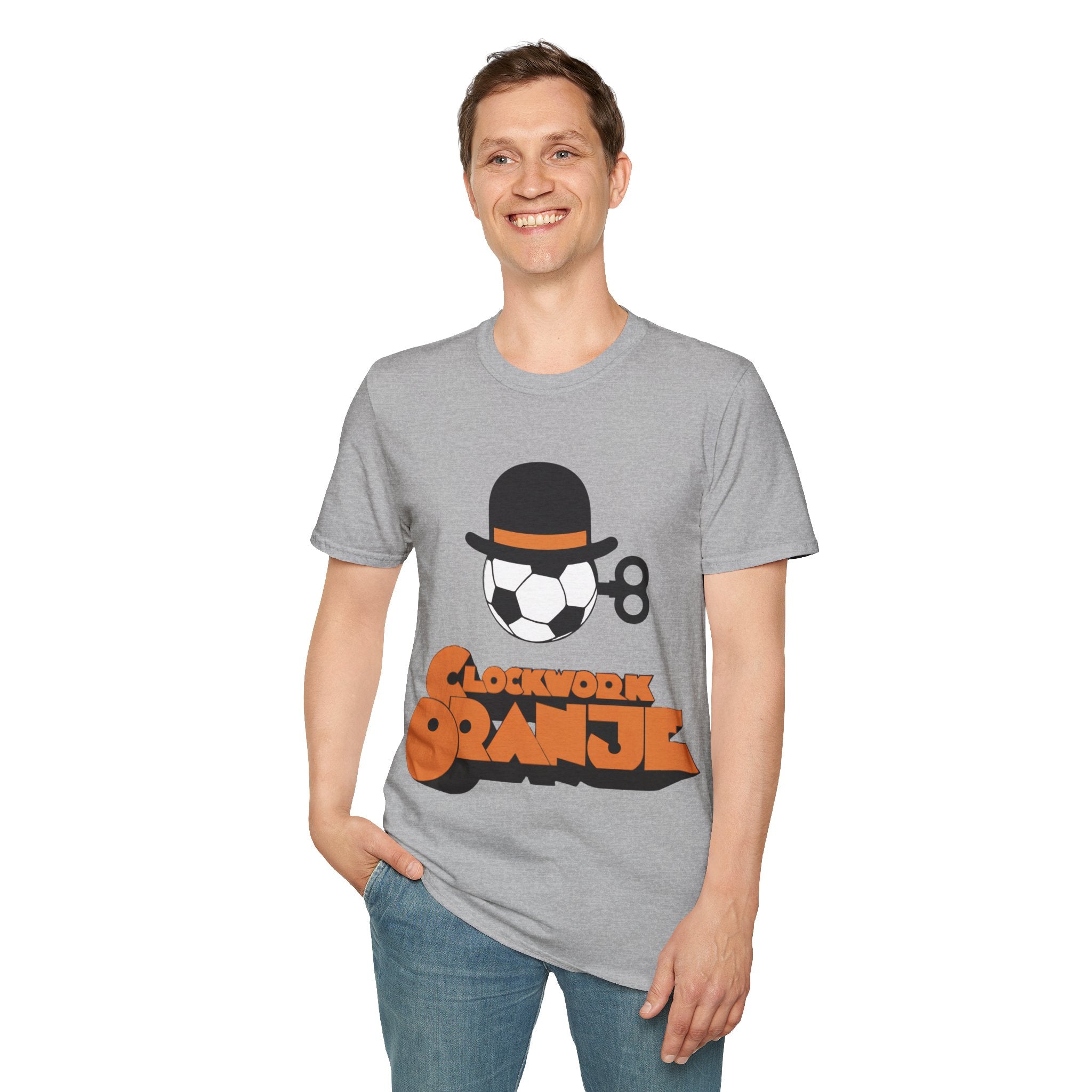 World Cup - Netherlands - Clockwork Oranje - Unisex Soft-Style T-Shirt