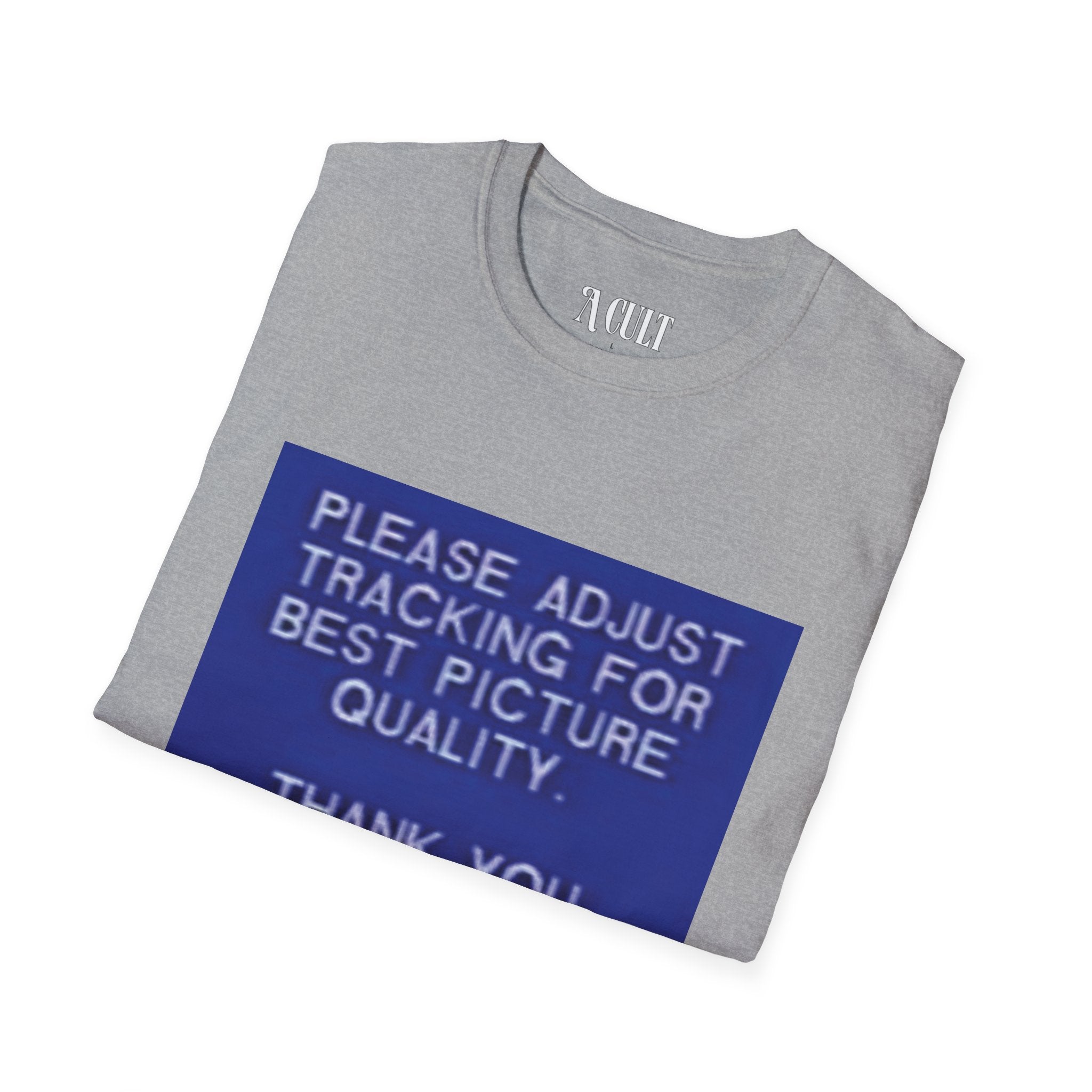 Tape Tee - Please Adjust Front - Unisex Soft-Style T-Shirt