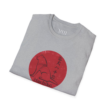 Hachiko - Loyal Dog  - Unisex Soft-Style T-Shirt