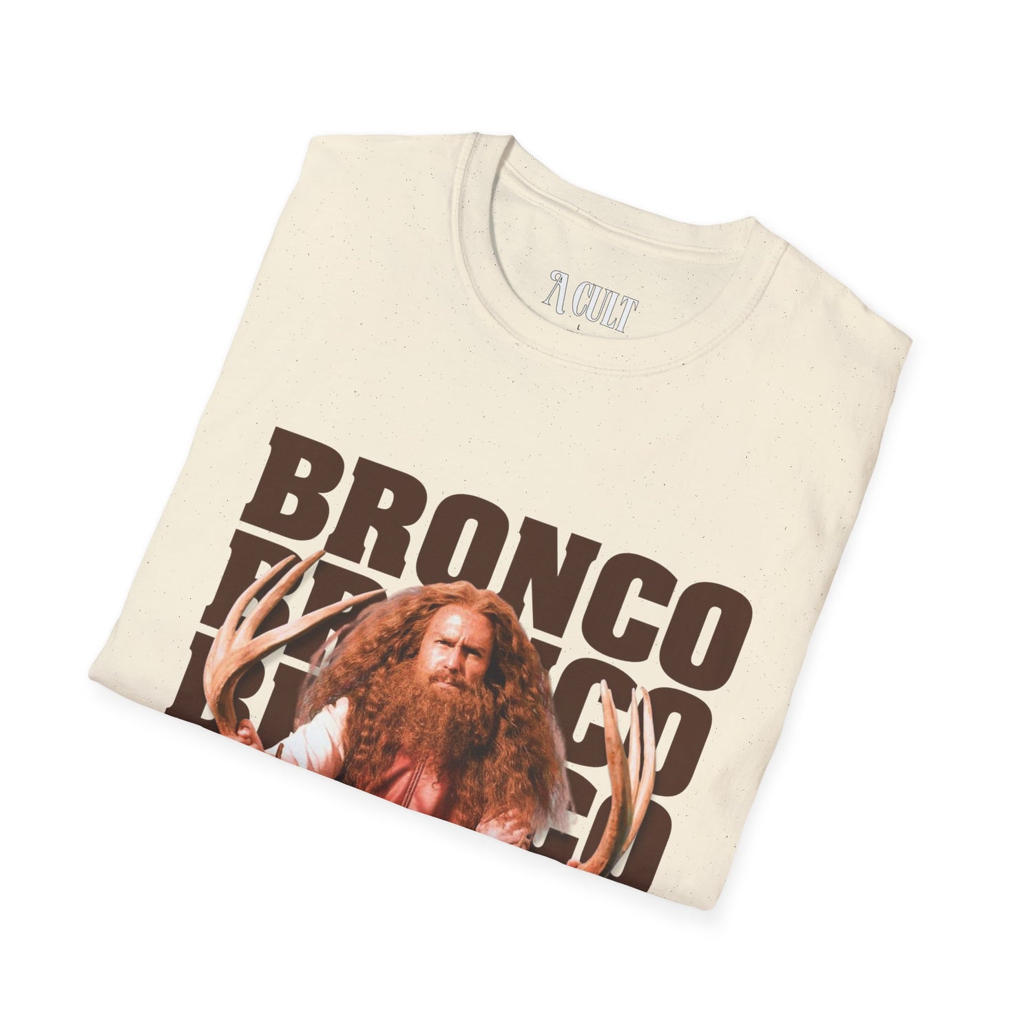 Gentlemen Broncos - Bronco and The Battle Stag - Unisex Soft-Style T-Shirt