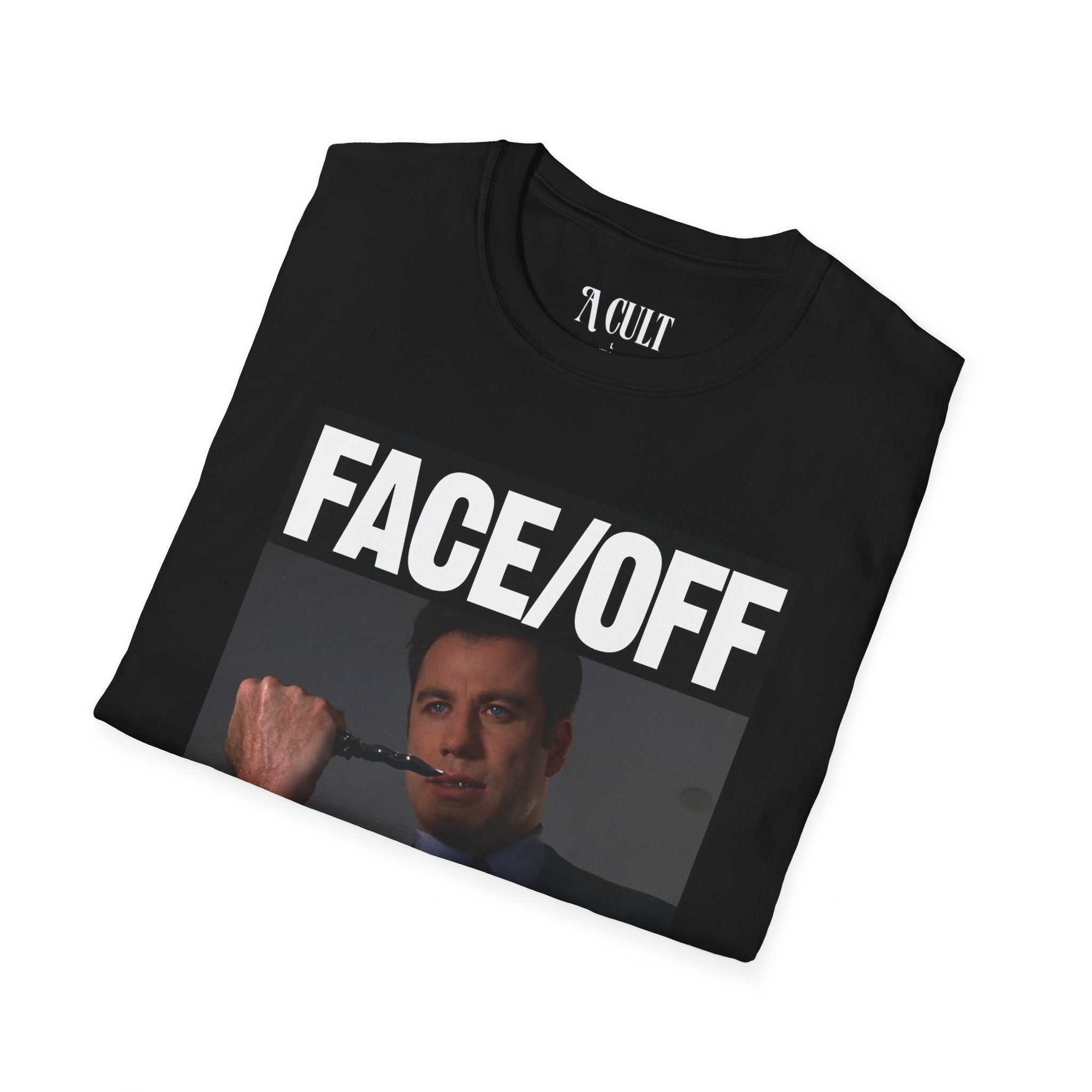 Face/Off - Cage - Unisex Soft-Style T-Shirt