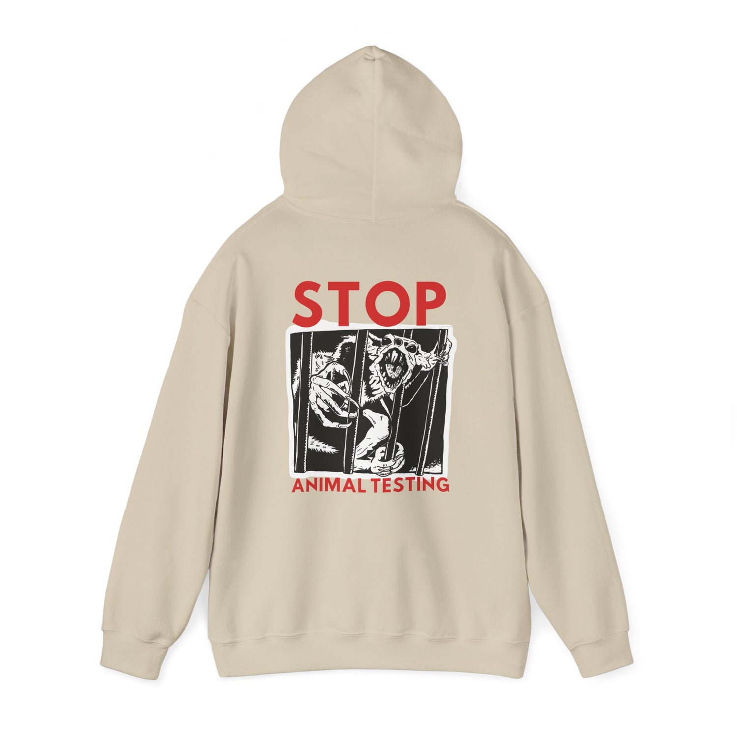 Braindead - Stop Animal Testing - Unisex Heavy Blend™ Hooded Sweatshirt