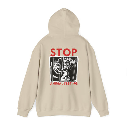 Braindead - Stop Animal Testing - Unisex Heavy Blend™ Hooded Sweatshirt