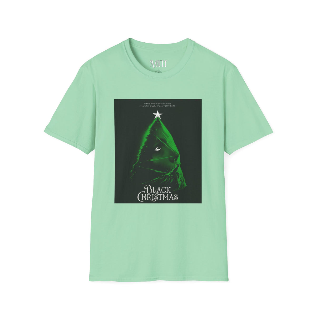 Black Christmas - Tree - Unisex Soft-Style T-Shirt