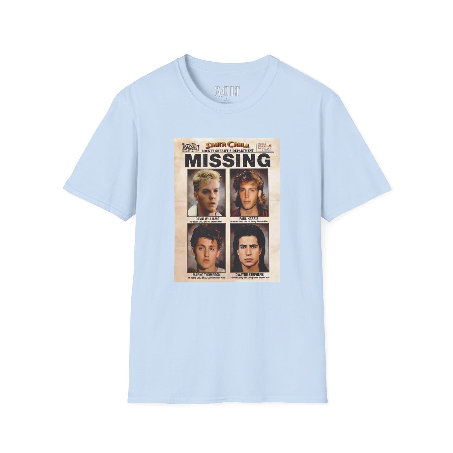 The Lost Boys - Missing - Unisex Soft-Style T-Shirt