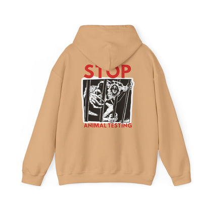 Braindead - Stop Animal Testing - Unisex Heavy Blend™ Hooded Sweatshirt