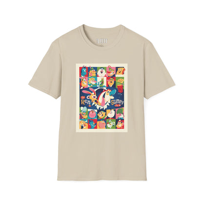 Ren And Stimpy - The Show  - Unisex Soft-Style T-Shirt
