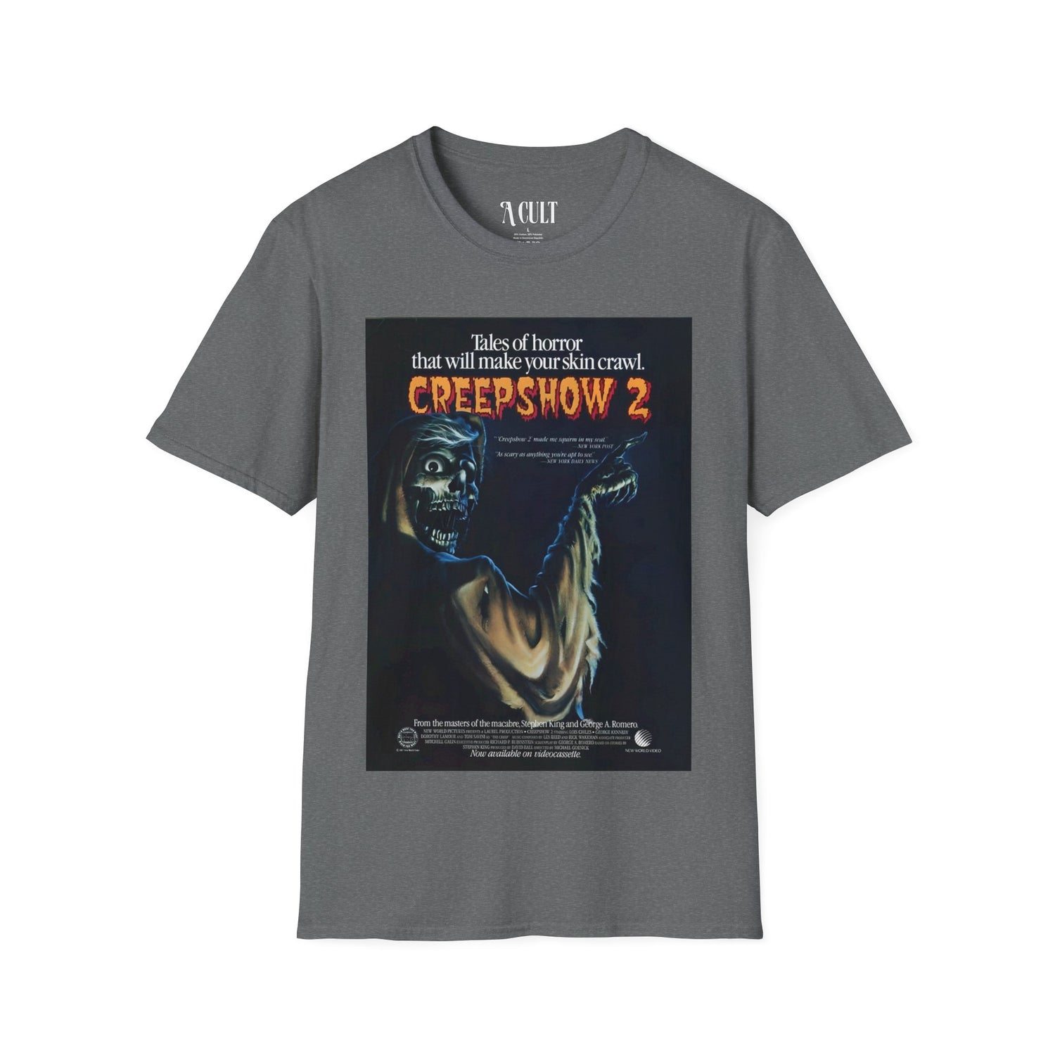 Creepshow 2 VHS - Unisex Soft-Style T-Shirt