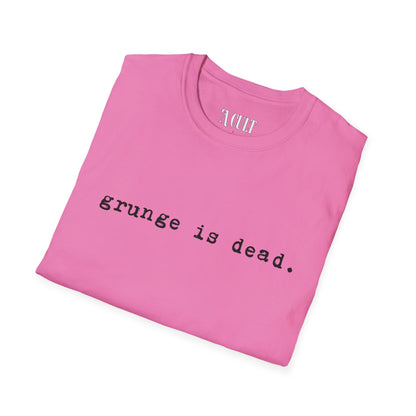 What They Wore - Kurt Cobain - Grunge Is Dead - Unisex Soft-Style T-Shirt