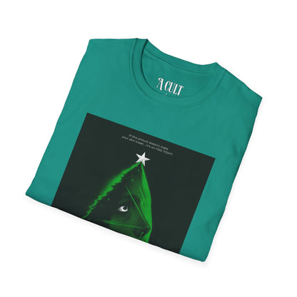 Black Christmas - Tree - Unisex Soft-Style T-Shirt