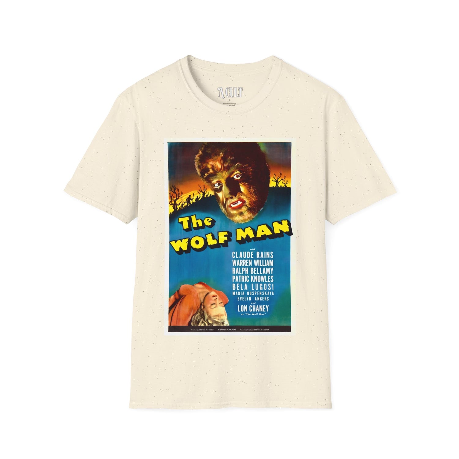 The Wolf Man - Poster - Unisex Soft-Style T-Shirt