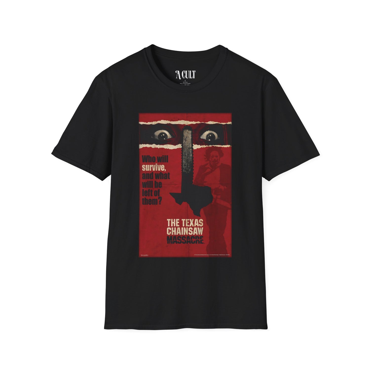 Texas Chainsaw Massacre - Eyes - Unisex Soft-Style T-Shirt