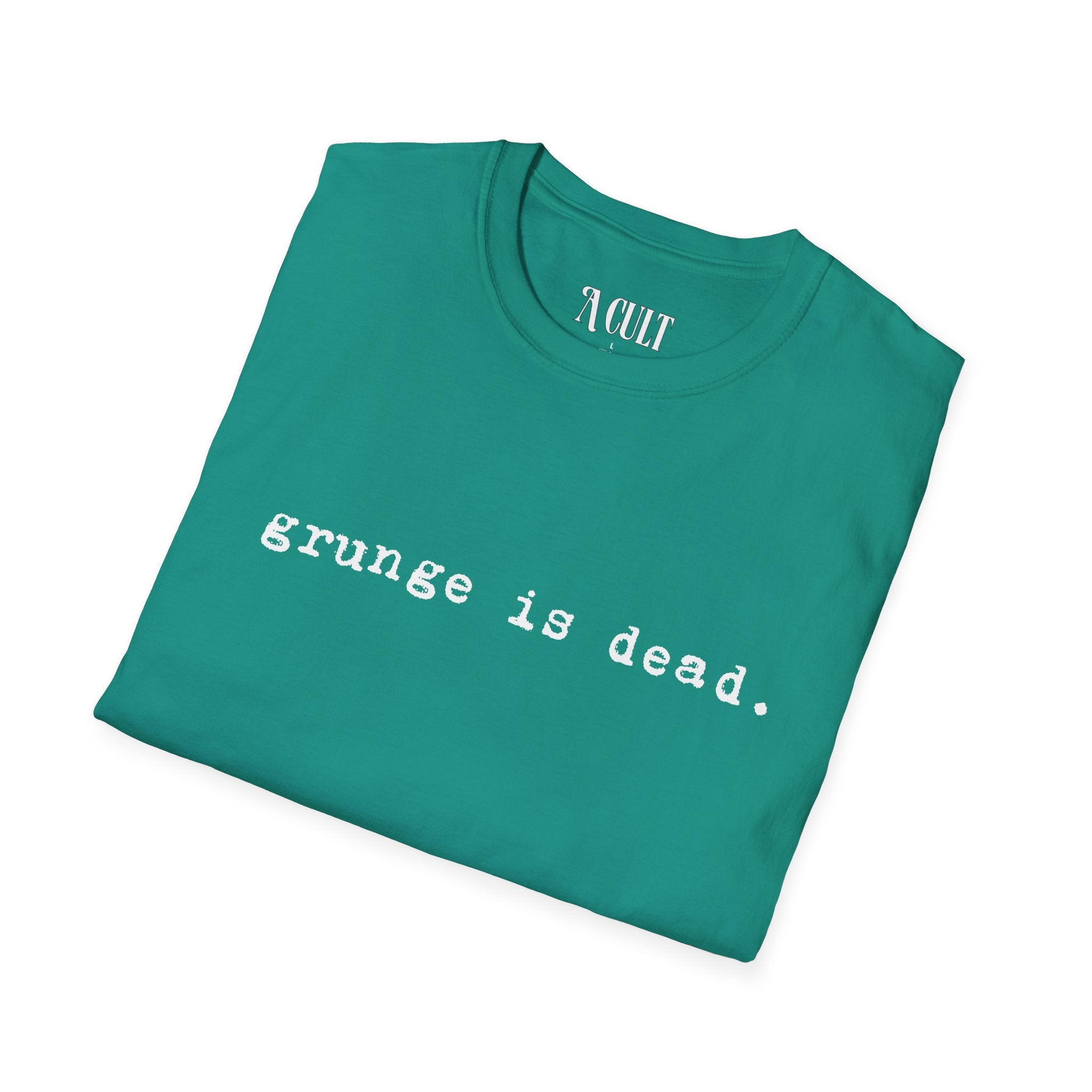 What They Wore - Kurt Cobain - Grunge Is Dead - Unisex Soft-Style T-Shirt