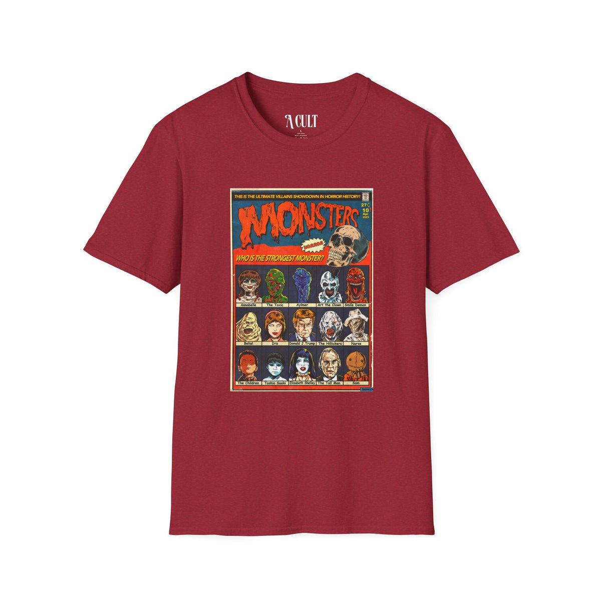 Monsters - Ultimate Villains - Unisex Soft-Style T-Shirt