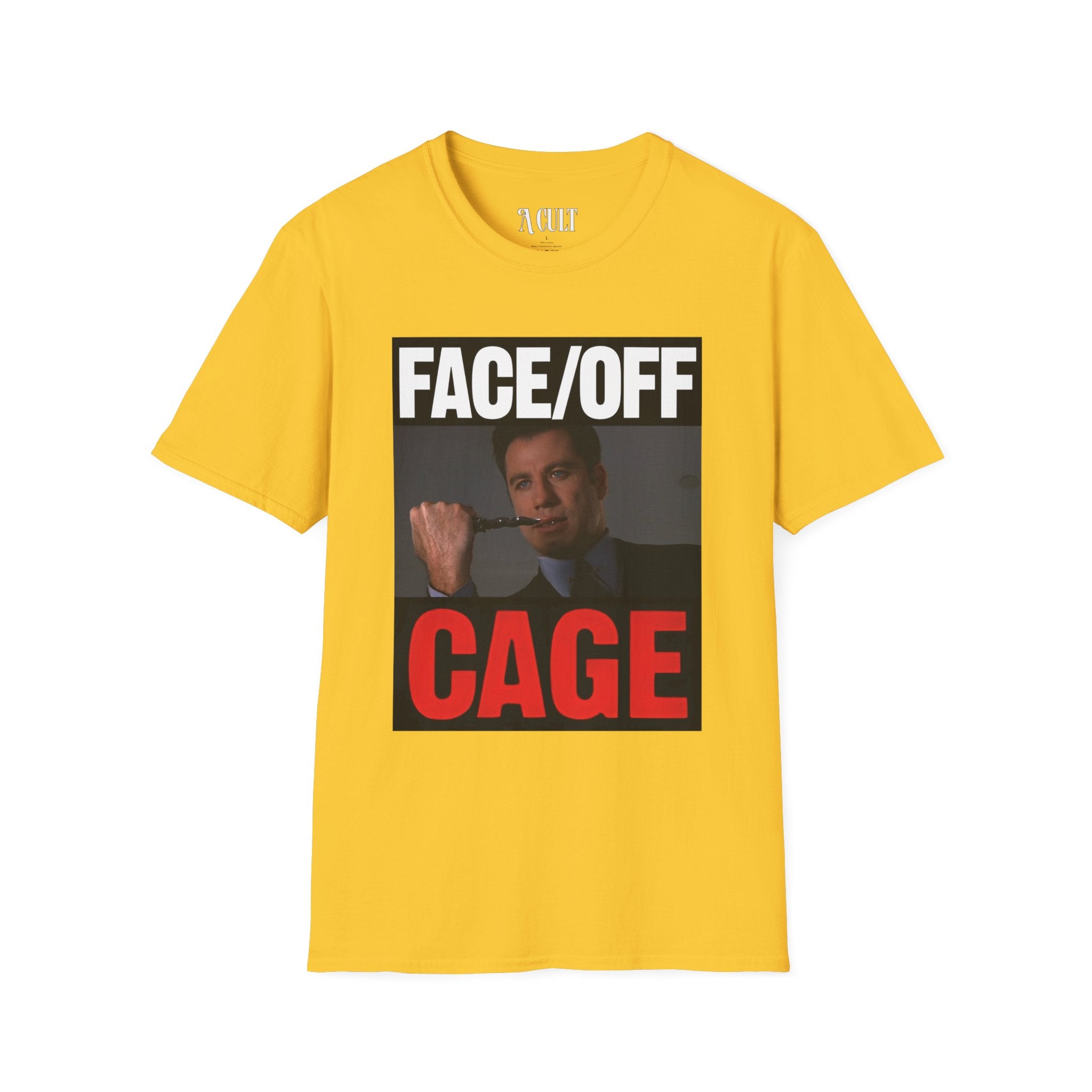 Face/Off - Cage - Unisex Soft-Style T-Shirt