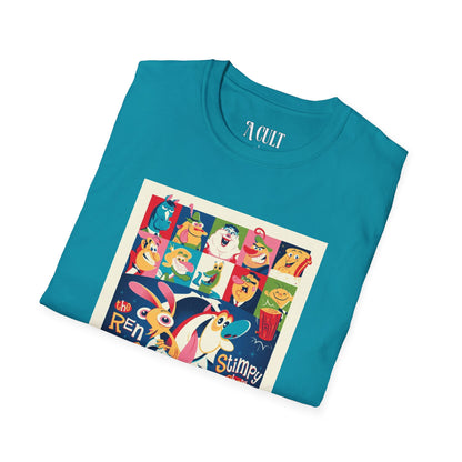 Ren And Stimpy - The Show  - Unisex Soft-Style T-Shirt