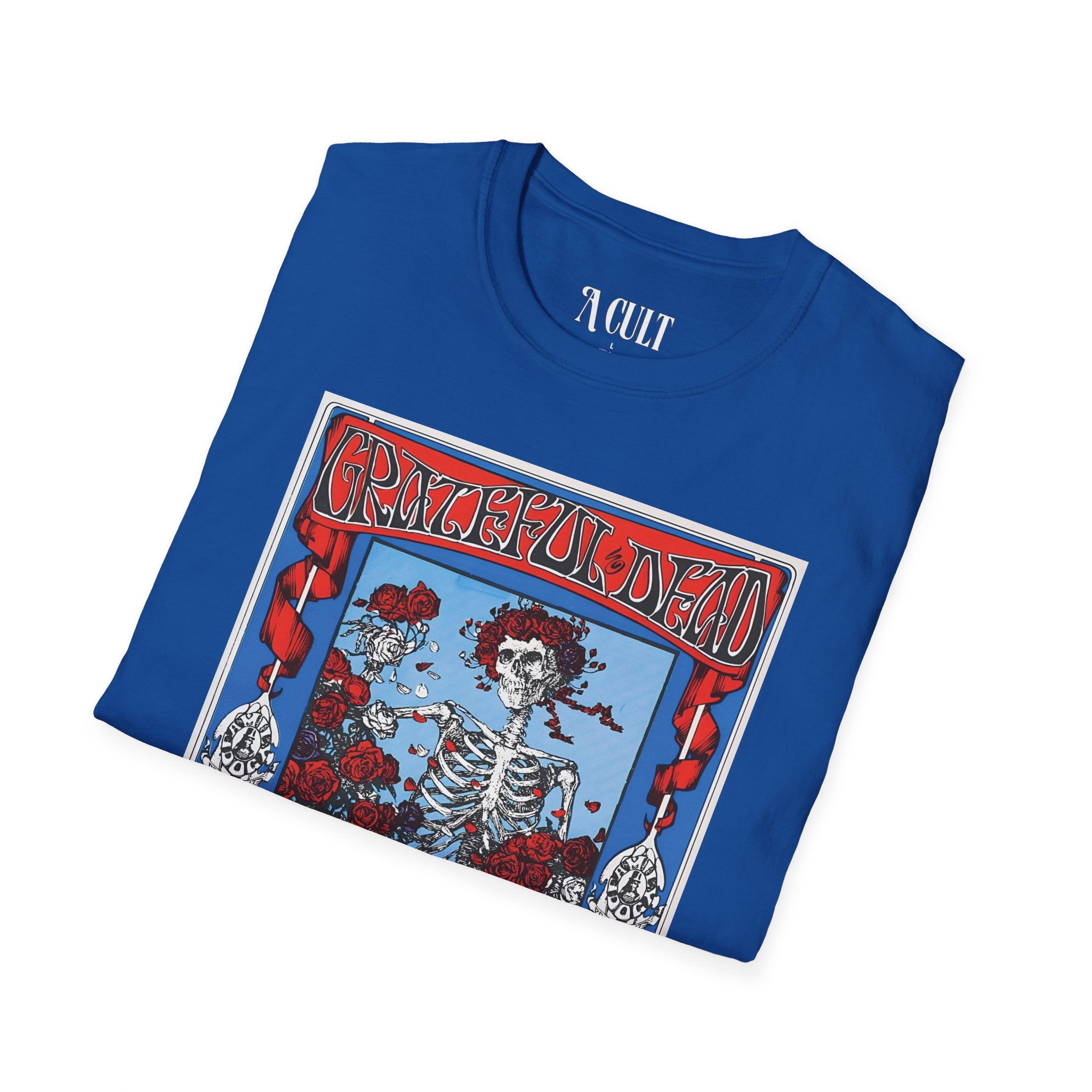 Grateful Dead - Vintage Concert Print - Unisex Soft-Style T-Shirt