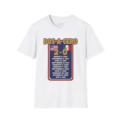 World Cup - USA - Dos A Cero - Unisex Soft-Style T-Shirt