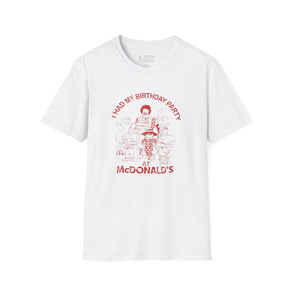 McDonald - Party  - Unisex Soft-Style T-Shirt