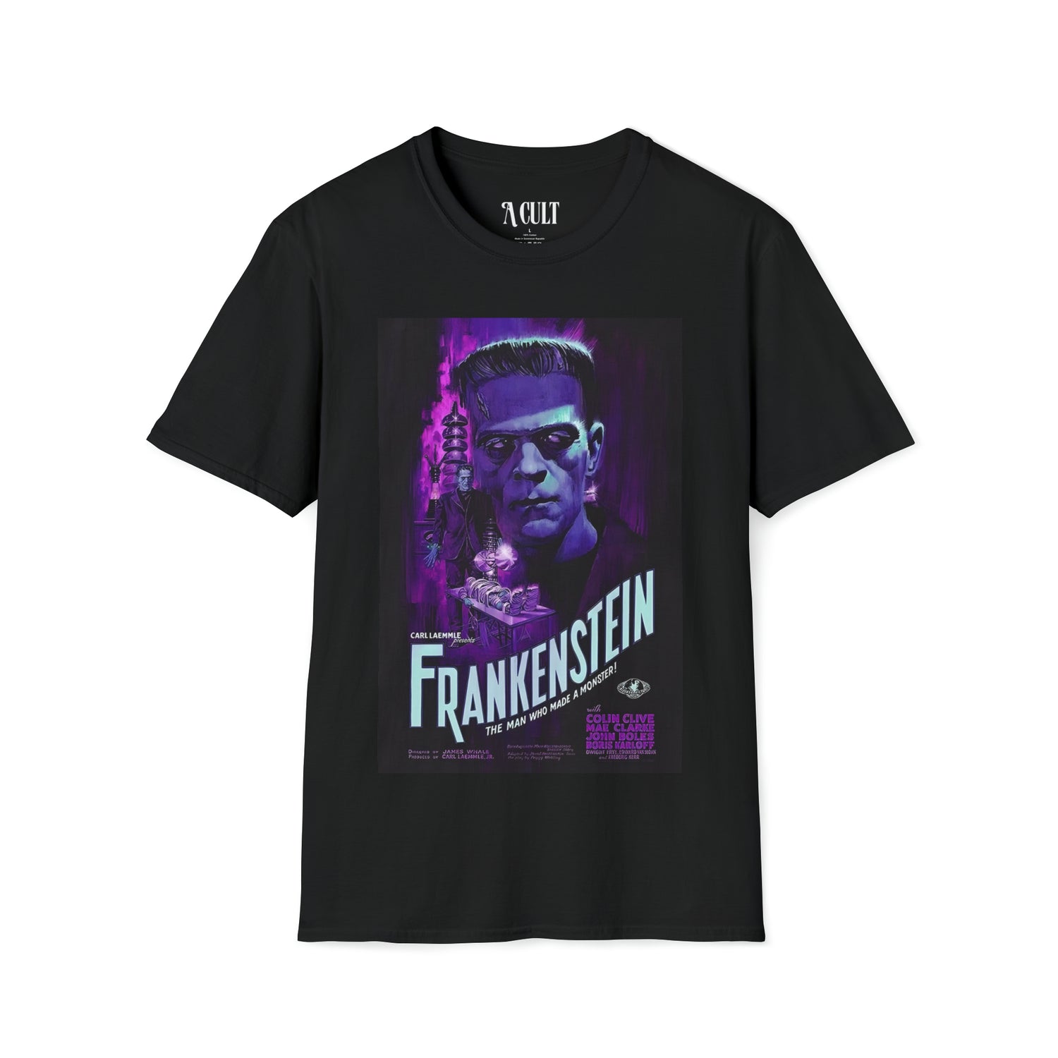 Frankenstein  - by Carl Laemmle - Unisex Soft-Style T-Shirt