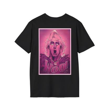 Ric Flair - Woo! Pink - Unisex Soft-Style T-Shirt