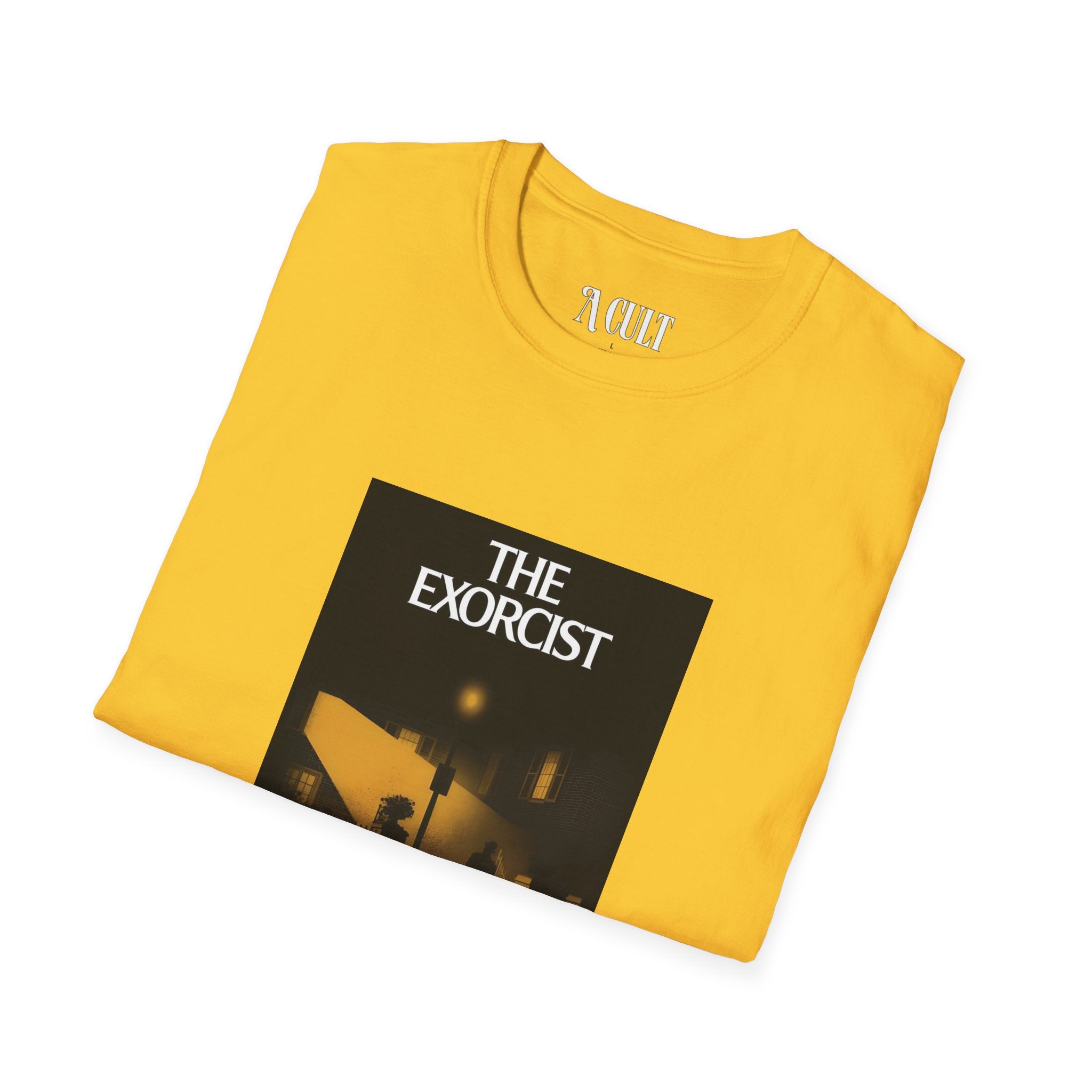 The Exorcist - Classic Movie Poster Yellow - Unisex Soft-Style T-Shirt