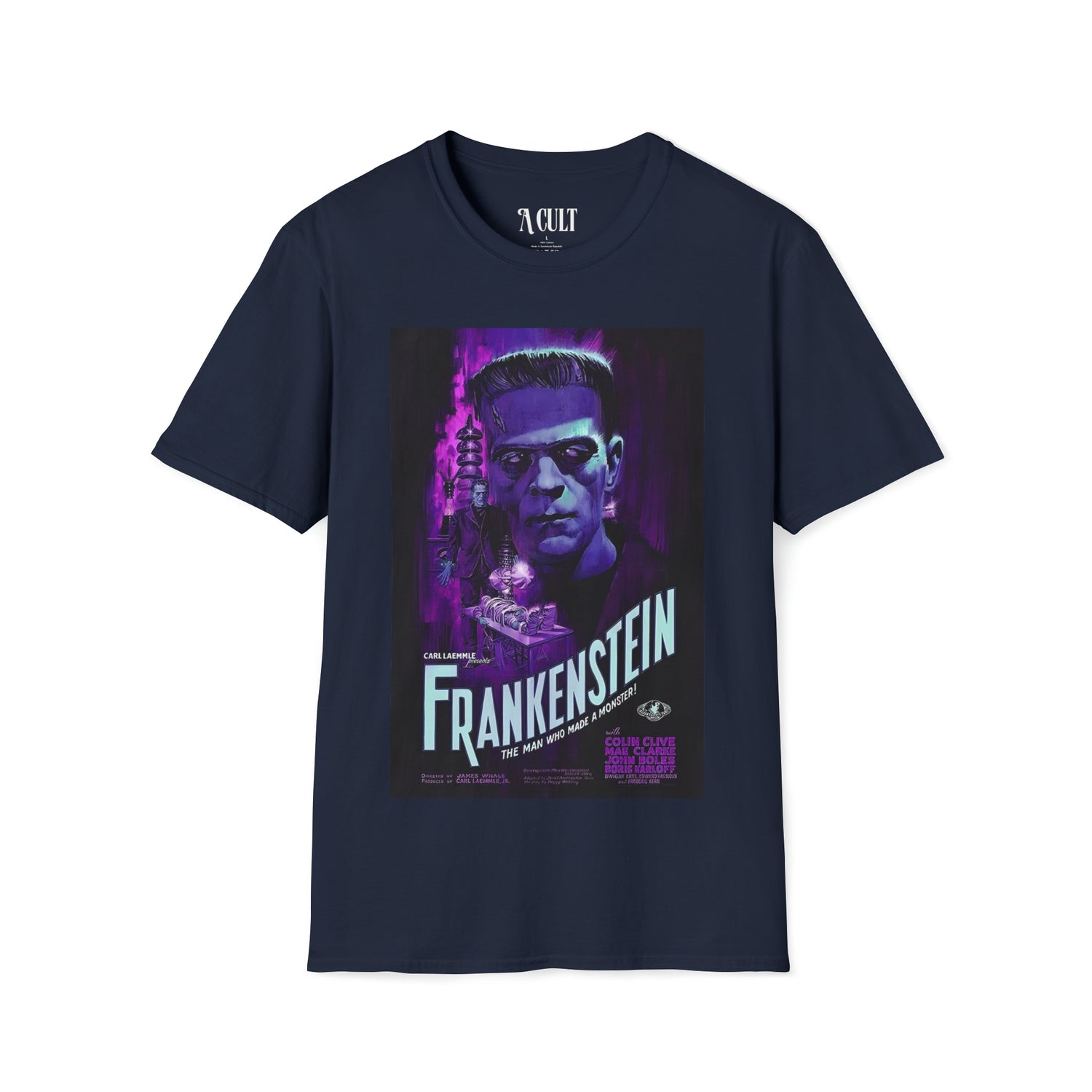 Frankenstein  - by Carl Laemmle - Unisex Soft-Style T-Shirt