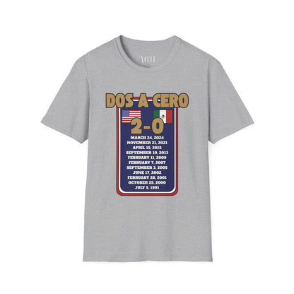 World Cup - USA - Dos A Cero - Unisex Soft-Style T-Shirt