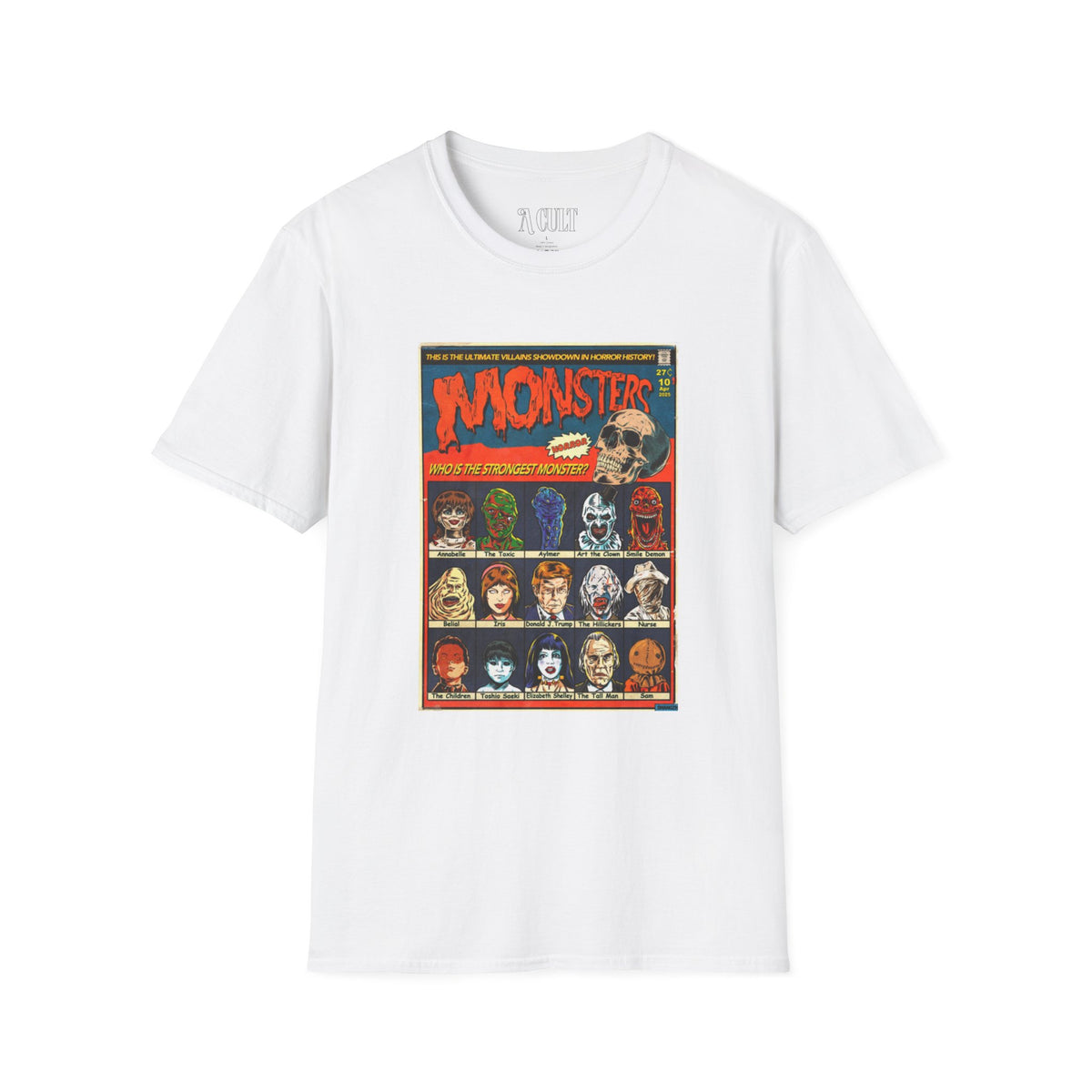 Monsters - Ultimate Villains - Unisex Soft-Style T-Shirt