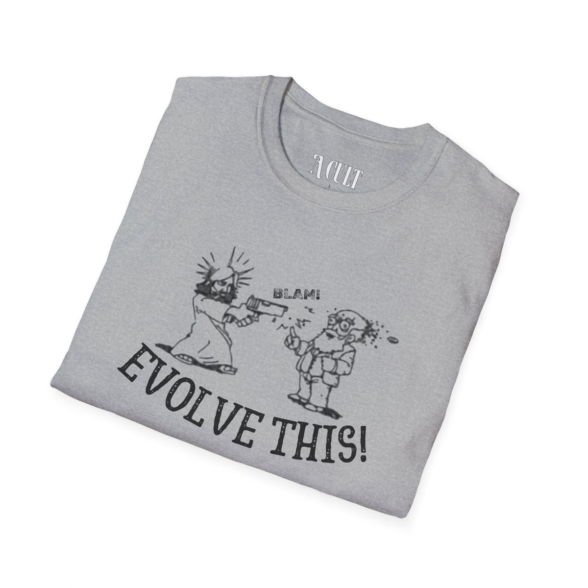 Paul Rudd &amp; Kristen Wiig - Evolve This - Unisex Soft-Style T-Shirt