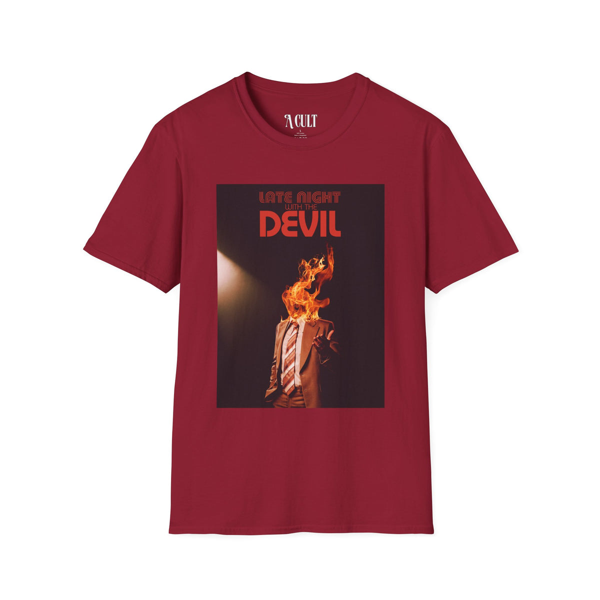 Late Night with the Devil - Fire - Unisex Soft-Style T-Shirt