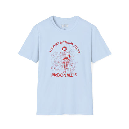 McDonald - Party  - Unisex Soft-Style T-Shirt