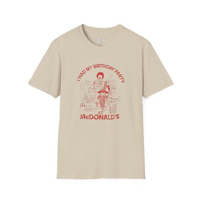 McDonald - Party  - Unisex Soft-Style T-Shirt