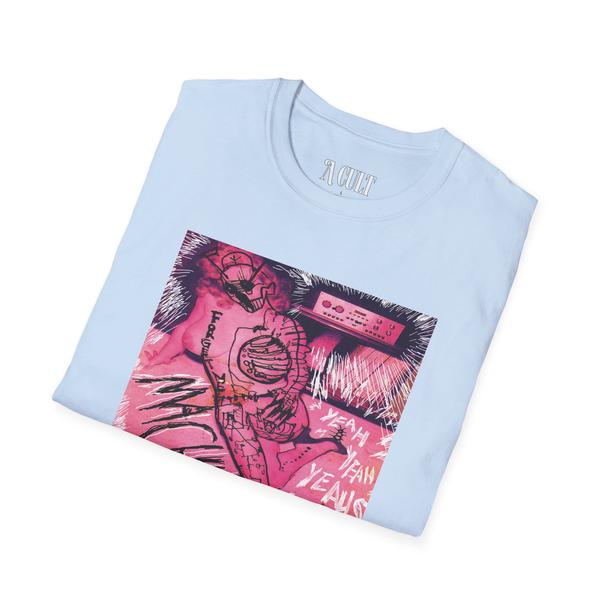 Yeah Yeah Yeahs - Machine - Unisex Soft-Style T-Shirt