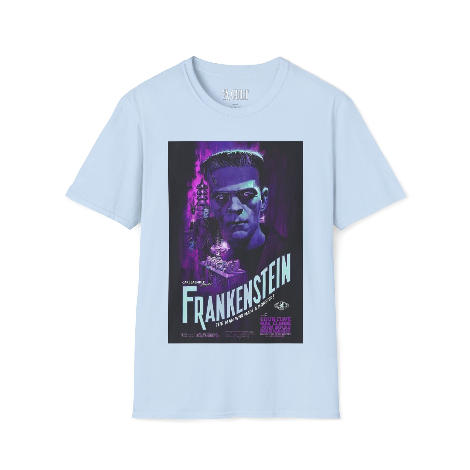 Frankenstein  - by Carl Laemmle - Unisex Soft-Style T-Shirt