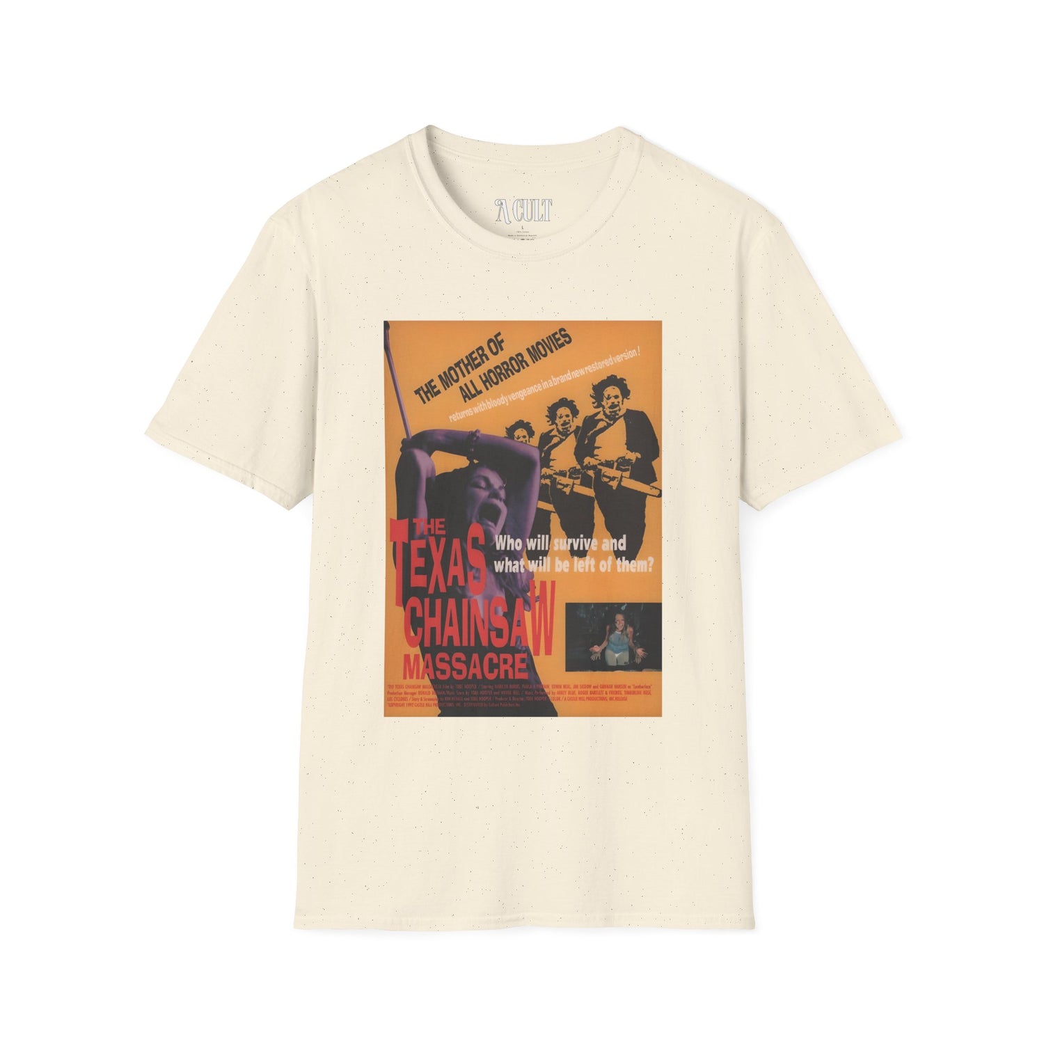 The Texas Chainsaw Massacre - Vintage Poster - Unisex Soft-Style T-Shirt