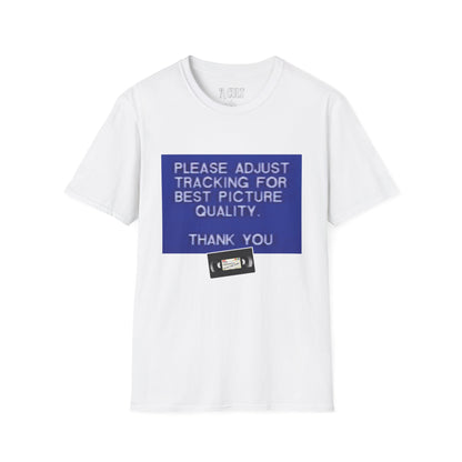 Tape Tee - Please Adjust Front - Unisex Soft-Style T-Shirt