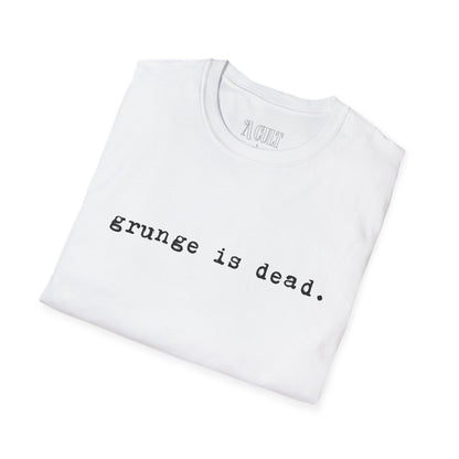 What They Wore - Kurt Cobain - Grunge Is Dead - Unisex Soft-Style T-Shirt