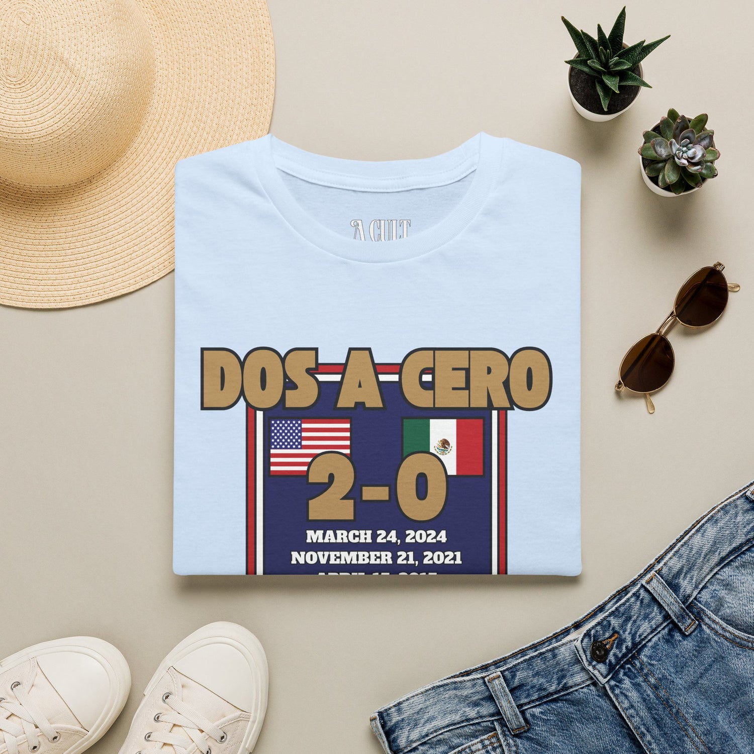 World Cup - USA - Dos A Cero - Unisex Soft-Style T-Shirt