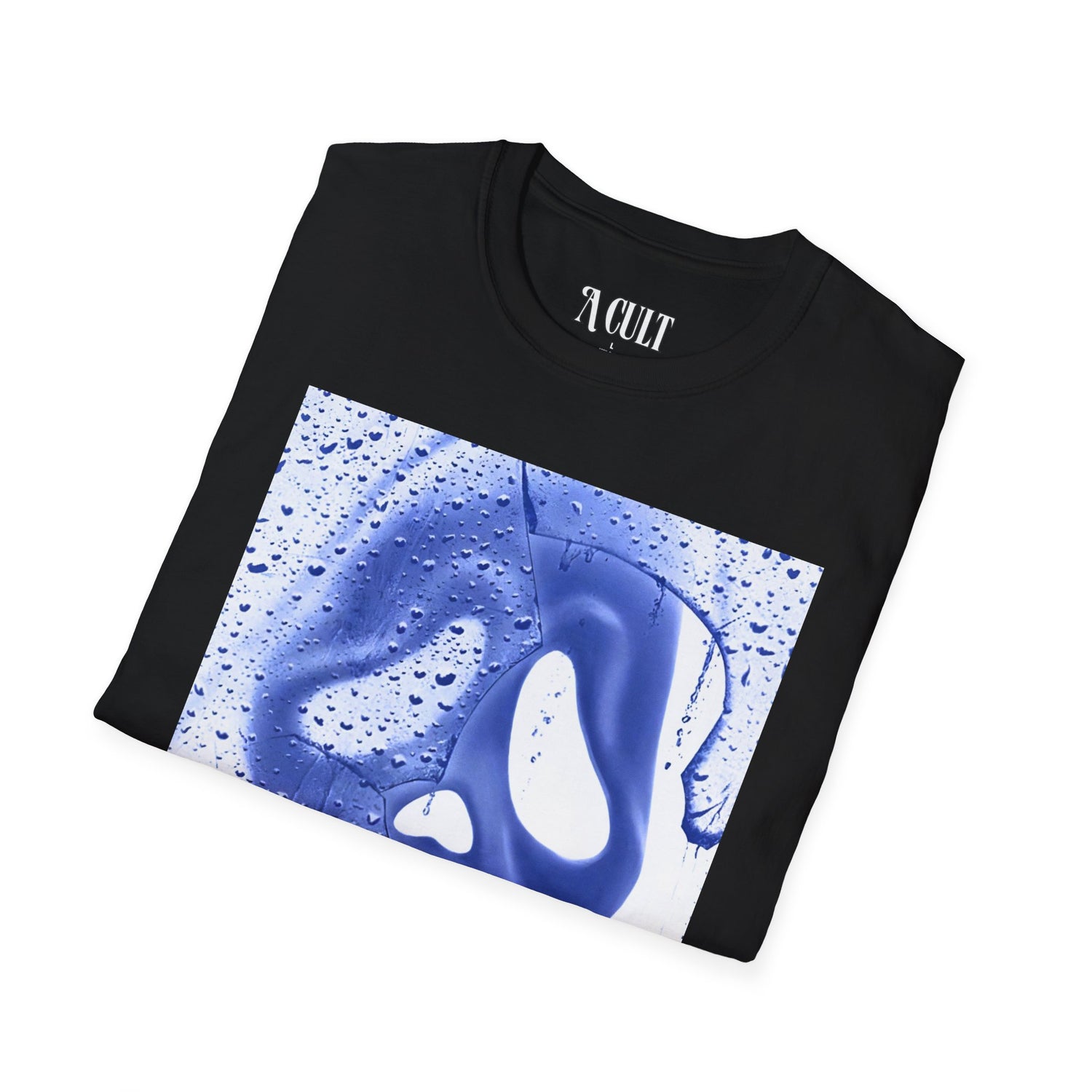 Scream Face Inverted - Unisex Soft-Style T-Shirt