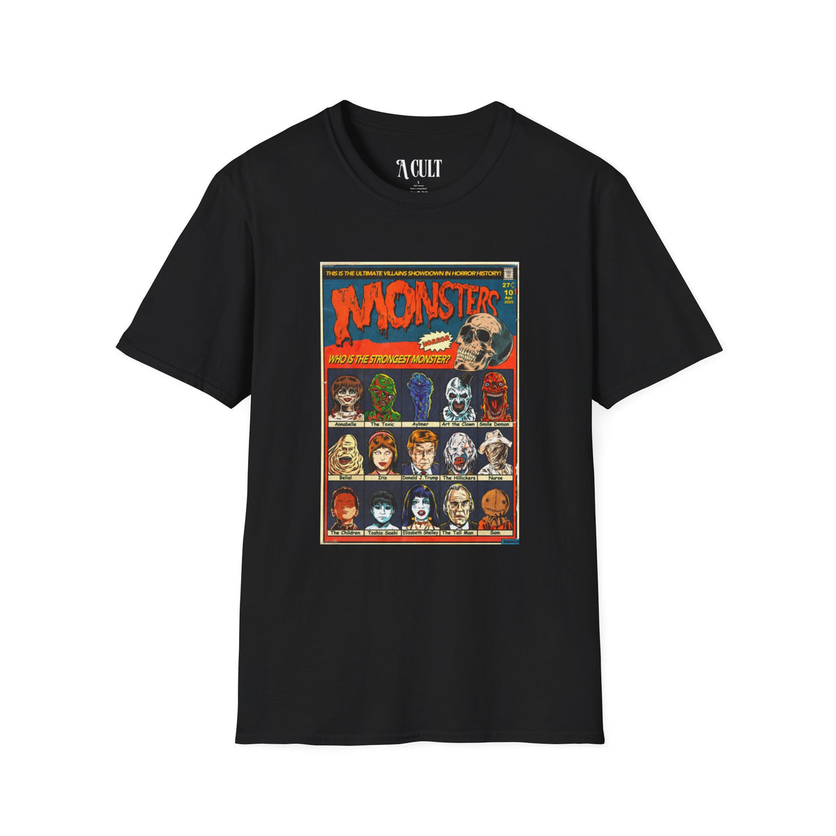 Monsters - Ultimate Villains - Unisex Soft-Style T-Shirt