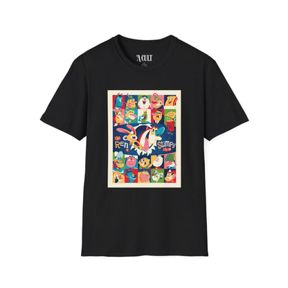 Ren And Stimpy - The Show  - Unisex Soft-Style T-Shirt