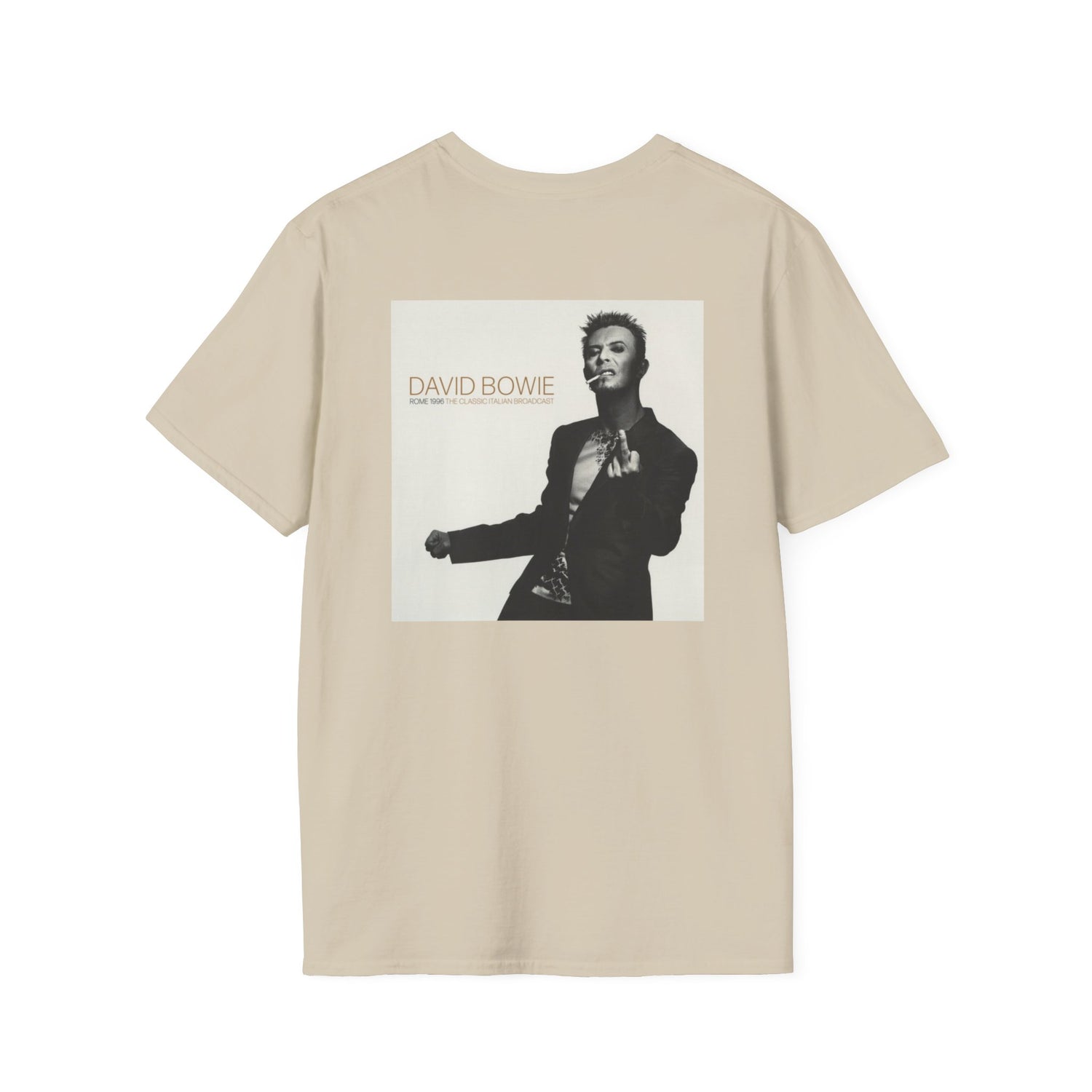 David Bowie - Rome 1996 - Unisex Soft-Style T-Shirt
