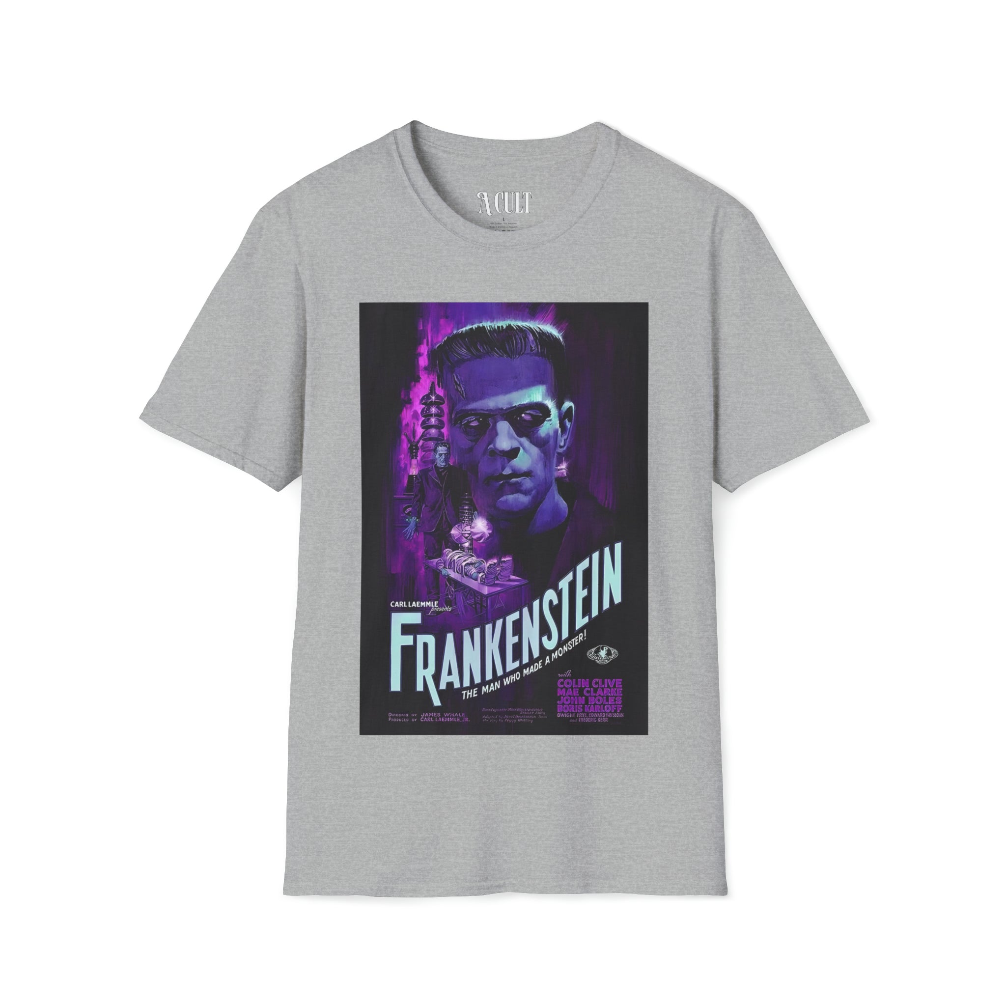 Frankenstein  - by Carl Laemmle - Unisex Soft-Style T-Shirt