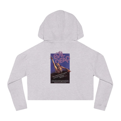 The Evil Dead - Buried but Groovy - Women’s Cropped Hooded Sweatshirt