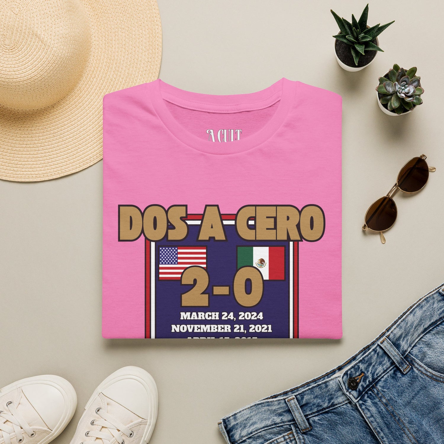 World Cup - USA - Dos A Cero - Unisex Soft-Style T-Shirt