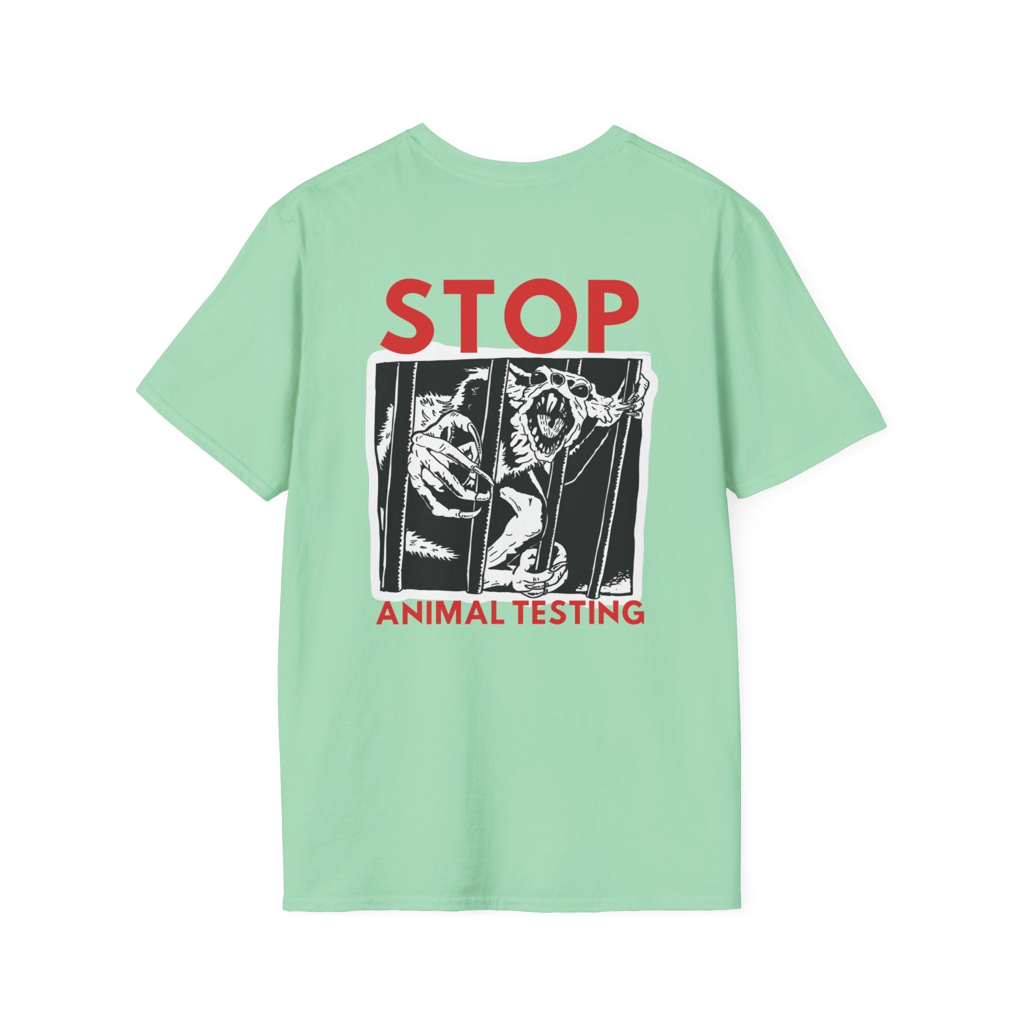 Braindead - Stop Animal Testing - Unisex Soft-Style T-Shirt