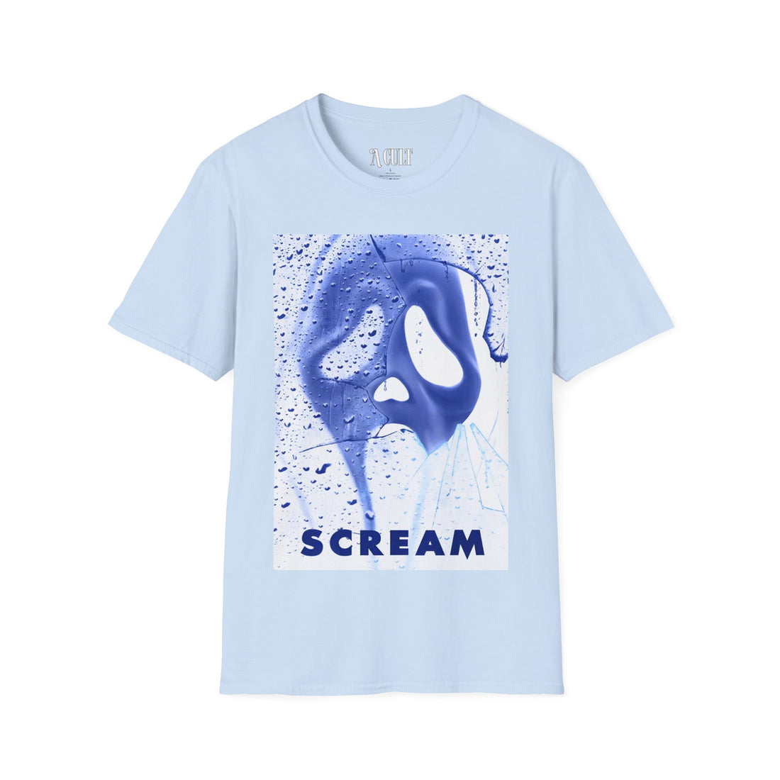 Scream Face Inverted - Unisex Soft-Style T-Shirt