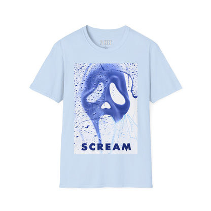 Scream Face Inverted - Unisex Soft-Style T-Shirt