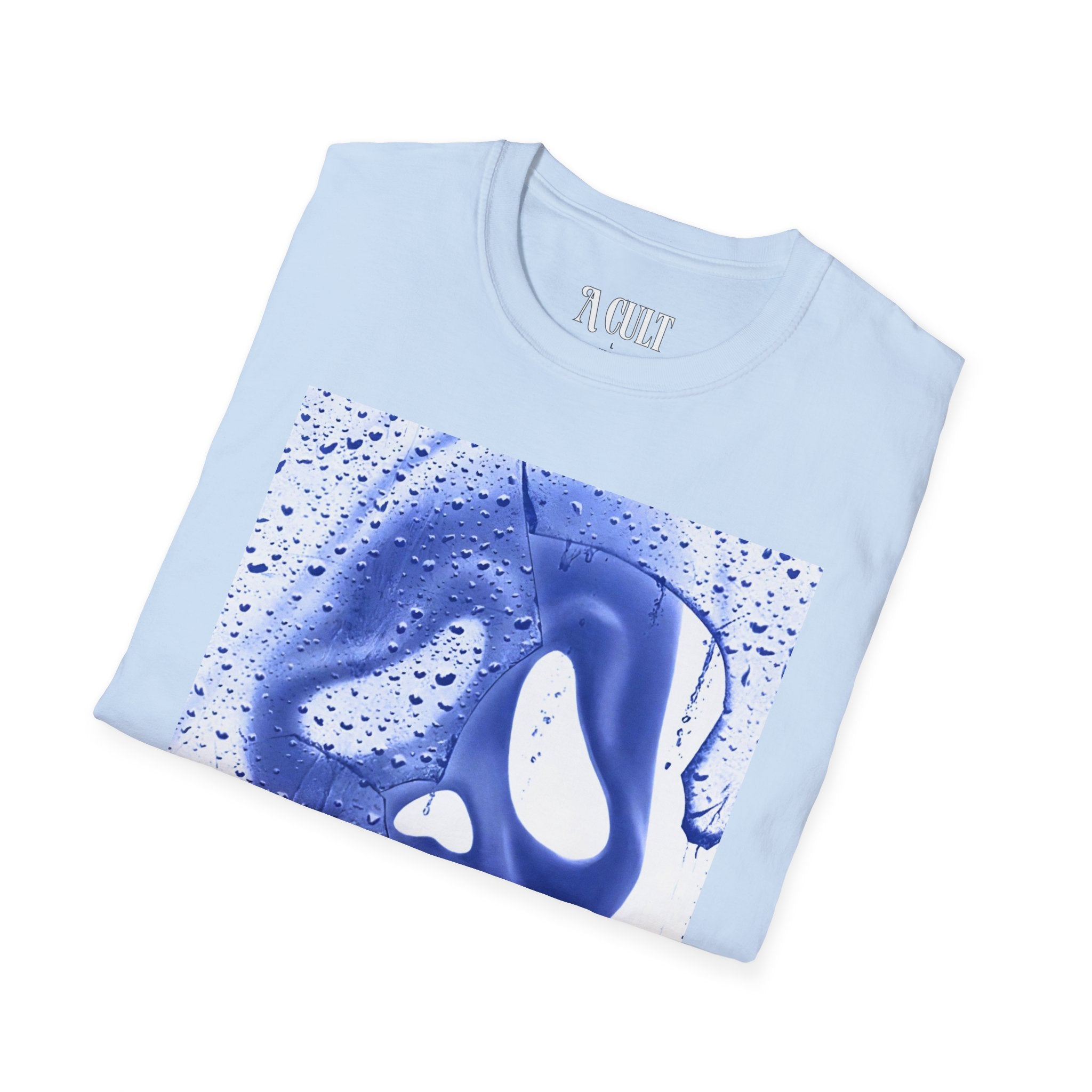 Scream Face Inverted - Unisex Soft-Style T-Shirt